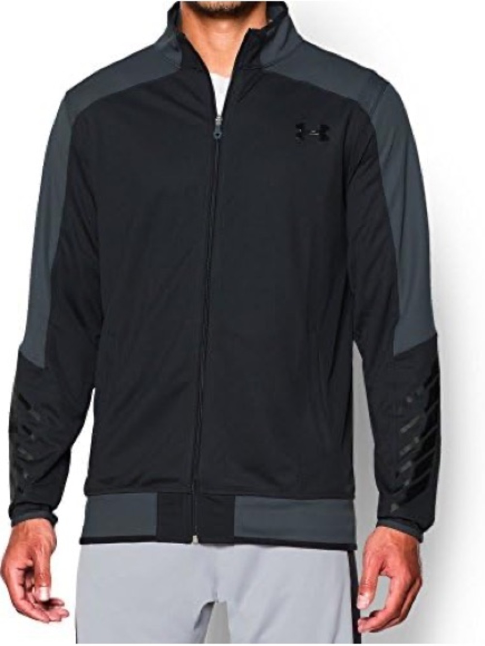 Under Armour | Black and Charcoal Performance Full-Zip Jacket